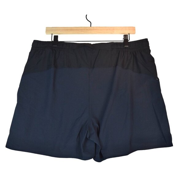 Vuori Course Run Shorts Men's XXL Black Blue Athletic Lined Gym Lounge - Picture 4 of 10